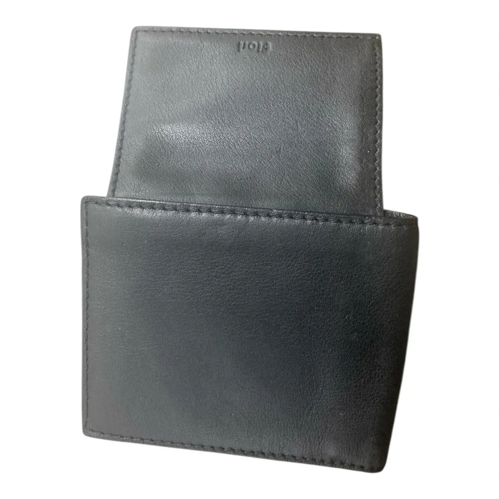 Black Leather wallet Card Holder
